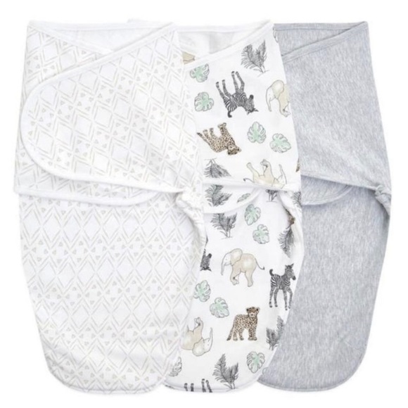 ESSENTIALS WRAP SWADDLE - 3 PACK | Aden & Anais | 0-4M - Picture 8 of 10